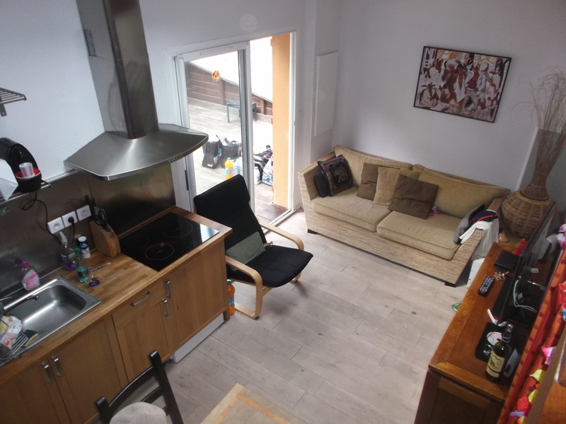 Séjour avec kitchenette